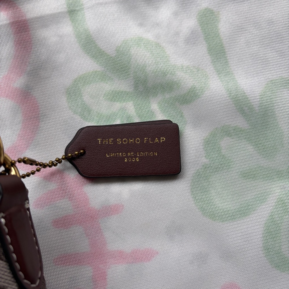 Coach Soho Signature Jacquard Monogram Canvas Underarm Bag - Picture 4 of 9